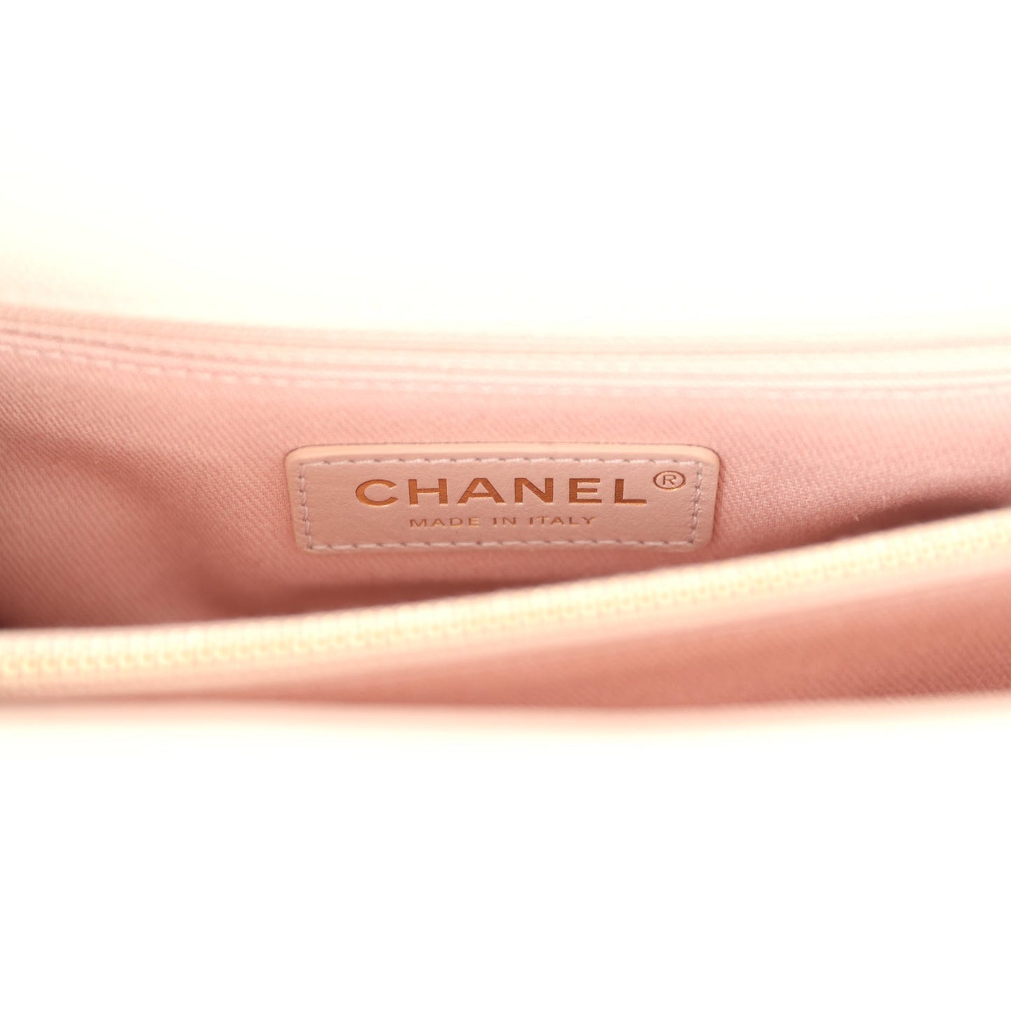 Chanel Medium Coco Top Handle Flap Bag Light Beige Chevron Caviar Light Gold Hardware