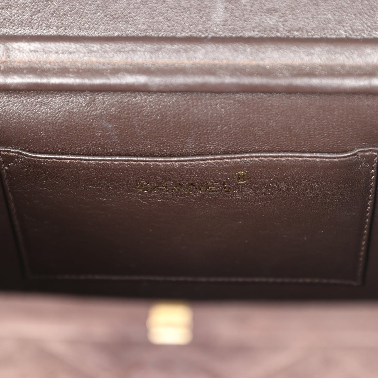 Vintage Chanel Vanity Box Bag Brown Suede and Tortoiseshell Bakelite Hardware