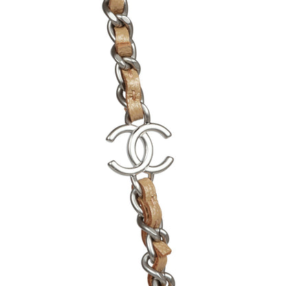 Chanel Wallet On Chain WOC Beige Iridescent Caviar Silver Hardware