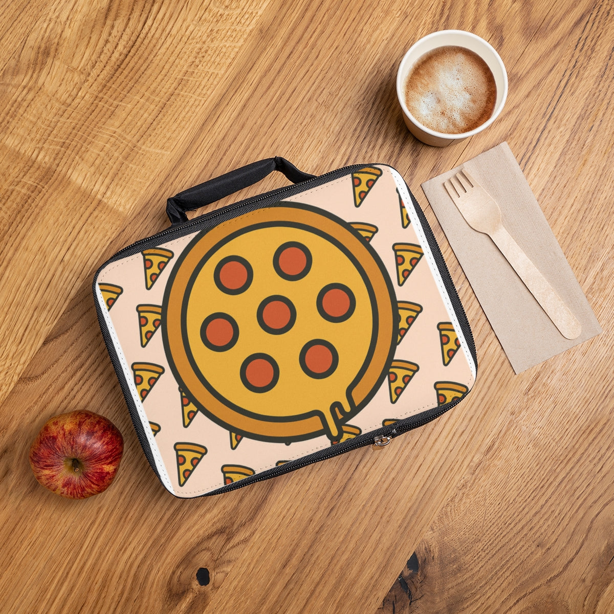 Pizza Slice Lunch Bag | Fun Kids Tote, Picnic Accessory, School Essential, Snack Carrier, Back to School Gift